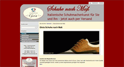 Desktop Screenshot of gioia-schuhe-nach-mass.de