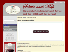 Tablet Screenshot of gioia-schuhe-nach-mass.de